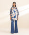 2 Piece - Embroidered Satin Suit